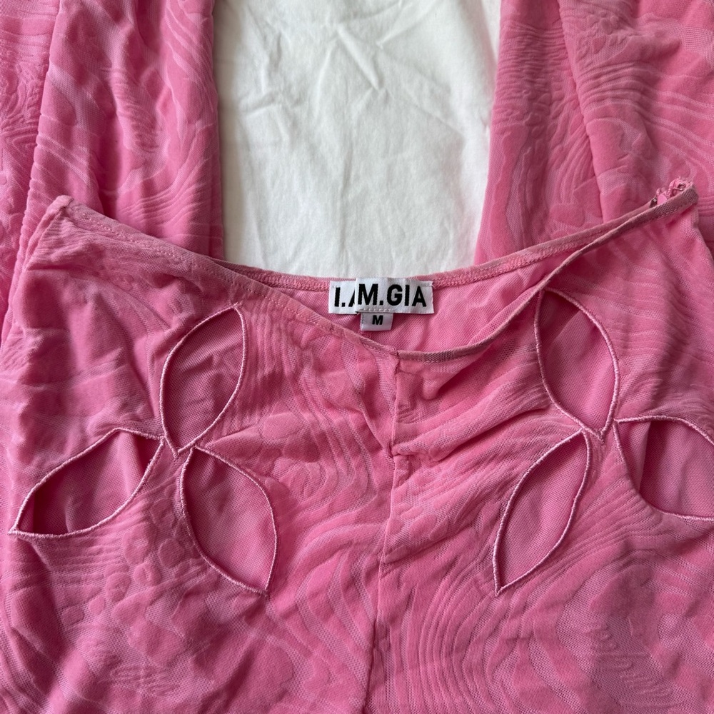 I.M.GIA Pink Cutout Pants